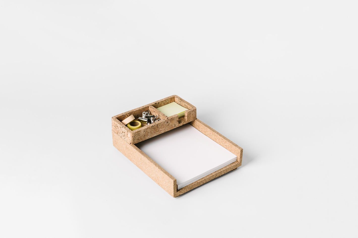 Stacked Desk Set: Cork Trays