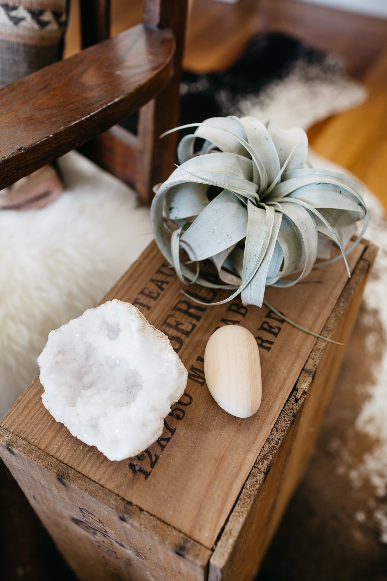 Finished bass river stone blank | Melanie Abrantes Designs