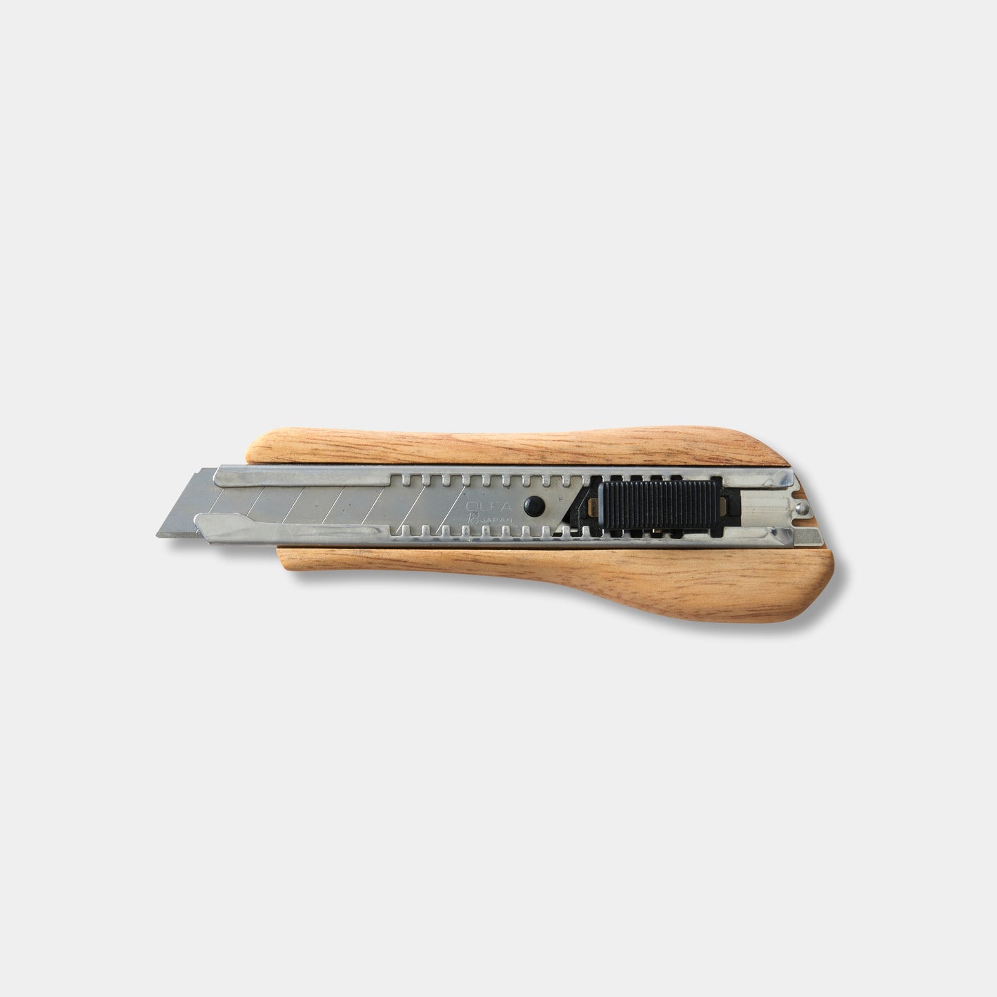 Finished example of utility knife carving blank.