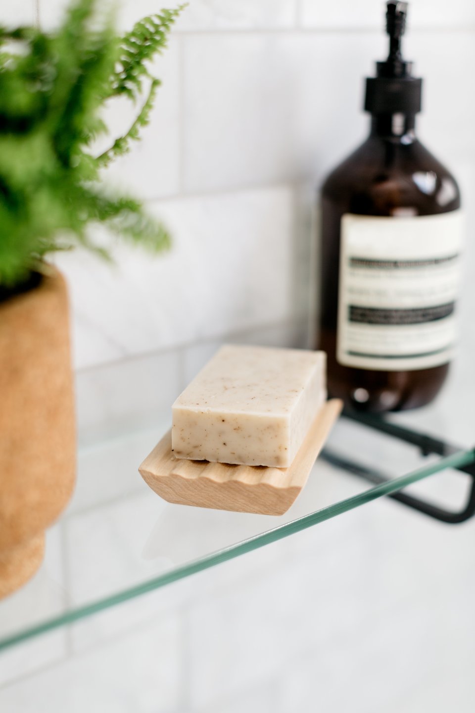 Soap dish blank in Bass with barsoap