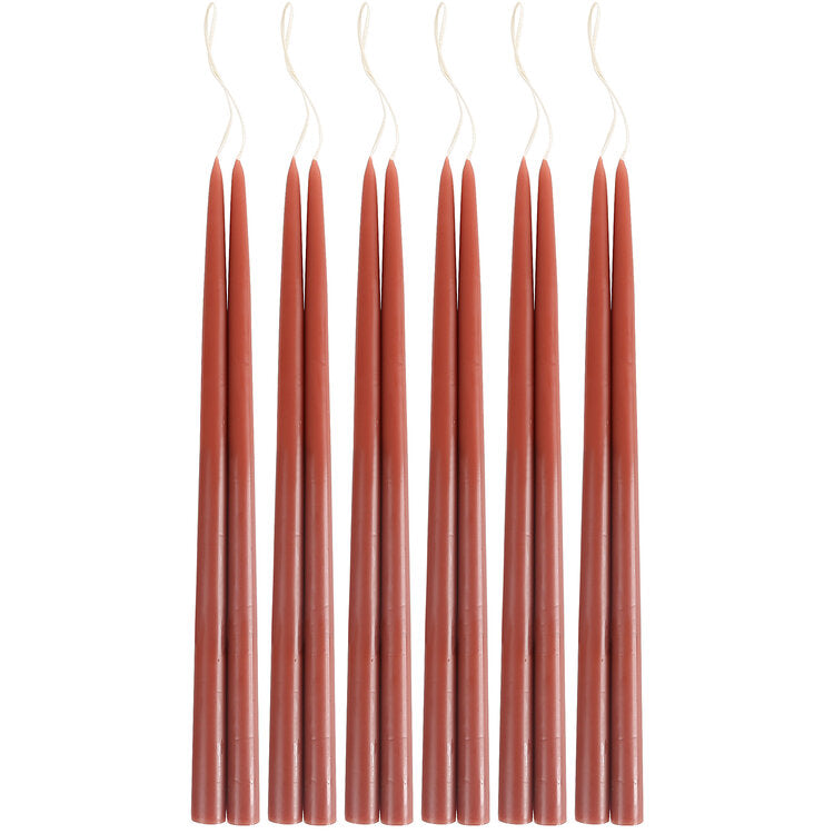 Tapered Candles in Clay by The Floral Society