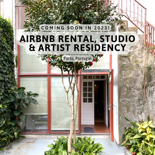 Airbnb rental, studio and artist residency: Coming soon in 2023!