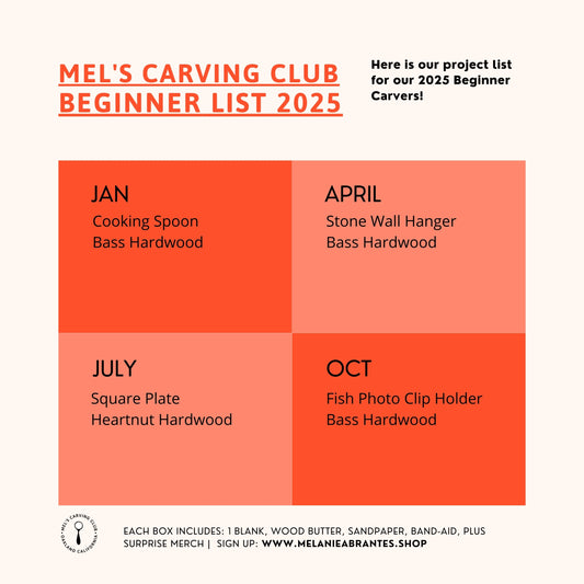 Mel's Carving Club: Subscription Carving Box (Beginner)