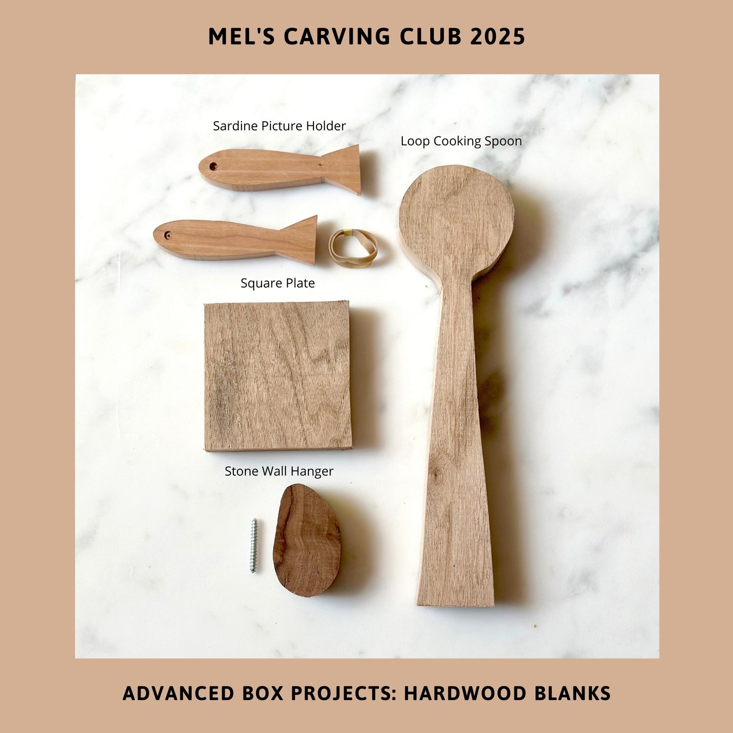 Mel's Carving Club: Subscription Carving Box (Advanced)