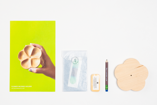 DIY Flower Incense Holder Carving Kit – Tools Not Included