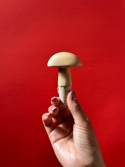 DIY Mushroom Wine Stopper Carving Kit – Tools Not Included