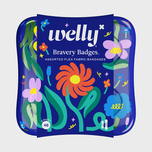 Bravery Bandages - Floral 48 Count