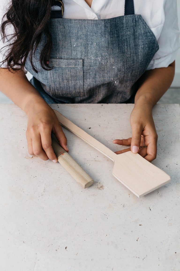 Spatula Blank example before carving.