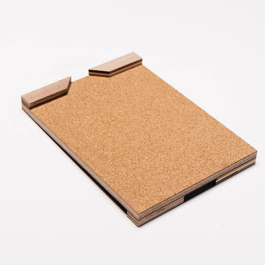 Bench Hook made of wood and cork. Shown on cork side.