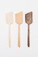 Poplar, cherry, and walnut spatula blanks. By Melanie Abrantes Designs.