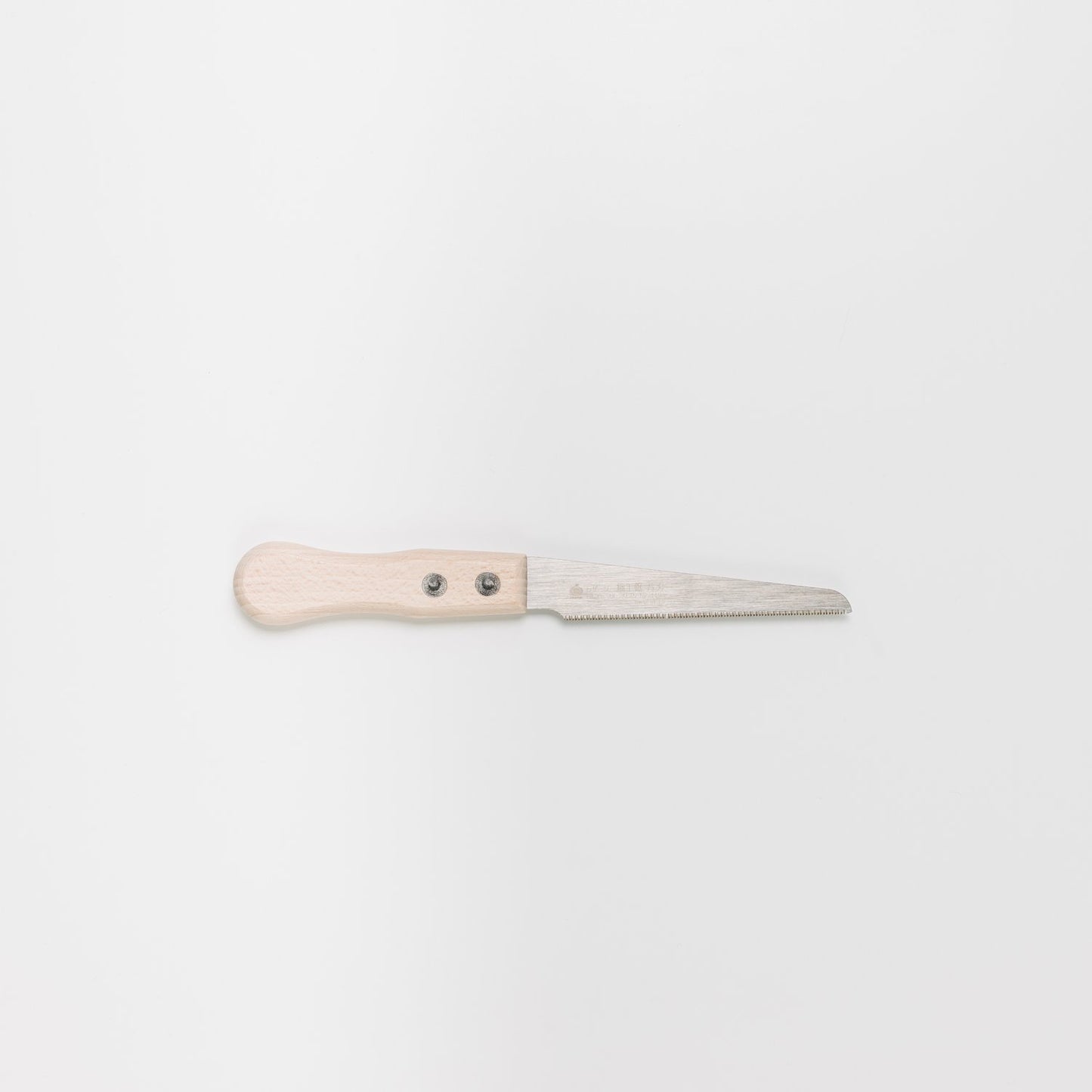 Japanese Flush Cut Saw. Has a wooden handle and a 4 "ultra-flexible saw. | Melanie Abrantes Designs