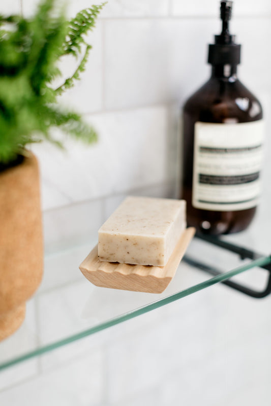 Soap Dish Carving Blank & Soap by Etta+Billie