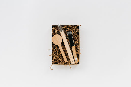 Original Spoon Carving Kit with Cherry Blank | Melanie Abrantes Designs