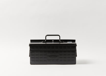 Large Japanese Steel Tool Box in Black by Toyo