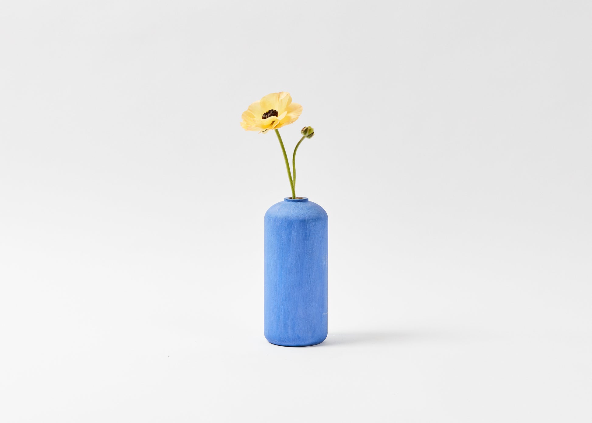 Tall Josef vase, hand painted in a cobalt blue. By Melanie Abrantes Designs.