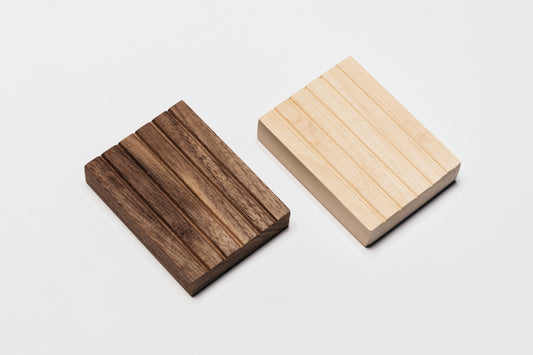 Soap Dish Blanks in Walnut and Bass | Melanie Abrantes Designs