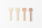 Wood Spoon Carving Blank. Left to Right: Bass, Poplar, Cherry, Walnut | Melanie Abrantes Designs