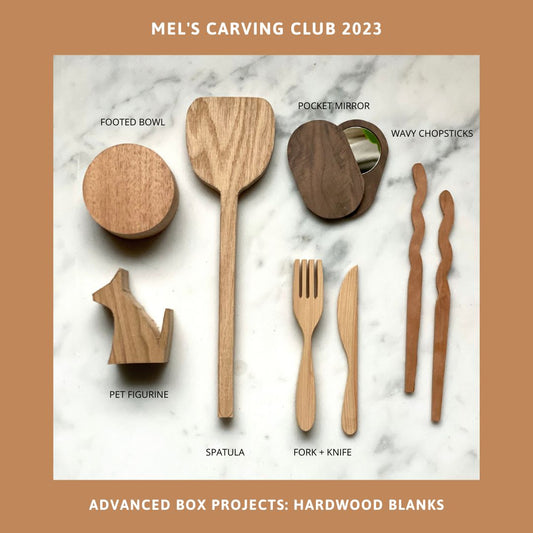 Mel's Carving Club: Subscription Carving Box (Advanced)