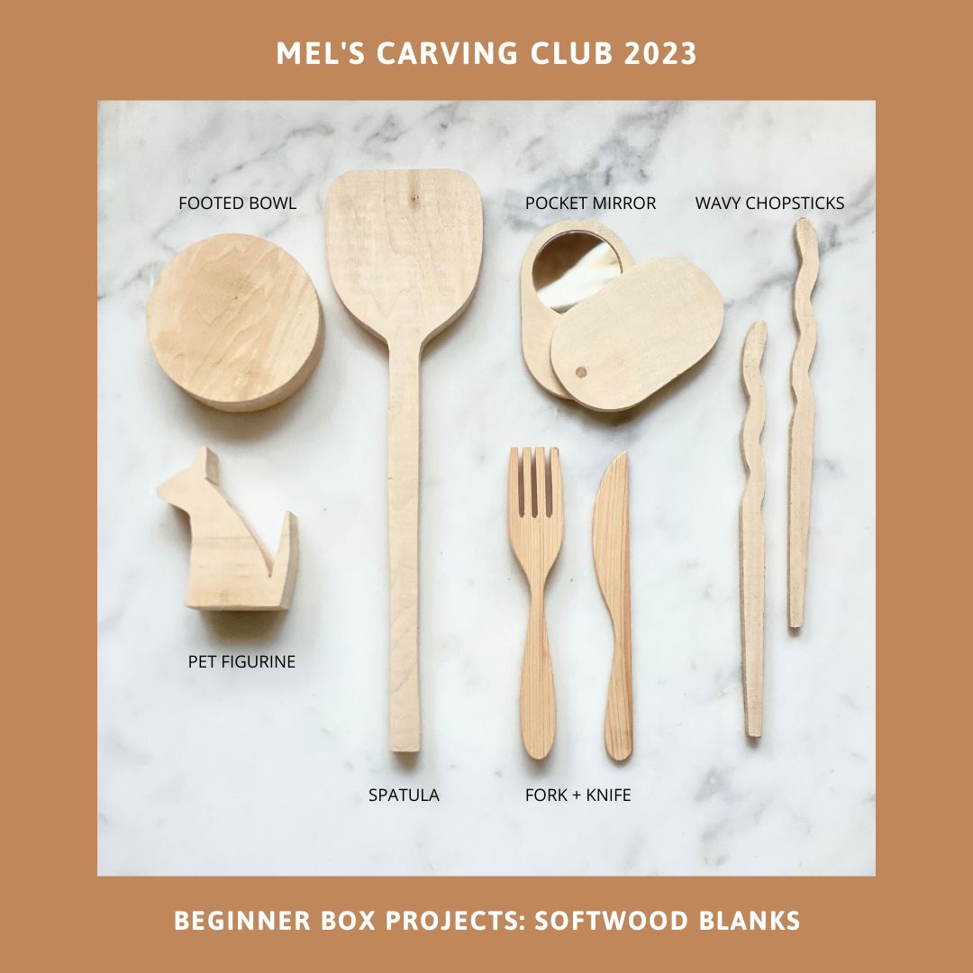 Mel's Carving Club: Subscription Carving Box (Beginner)